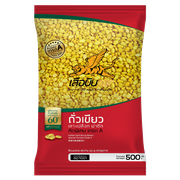 ถั่วเขียวผ่าซีก 500 ก. ตราเสือบิน