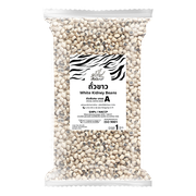 ถั่วขาว 1 กก. ตราเสือบิน